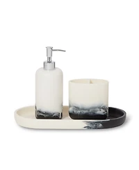 Roselli Trading Company Ombre -Piece Bath Accessory Set