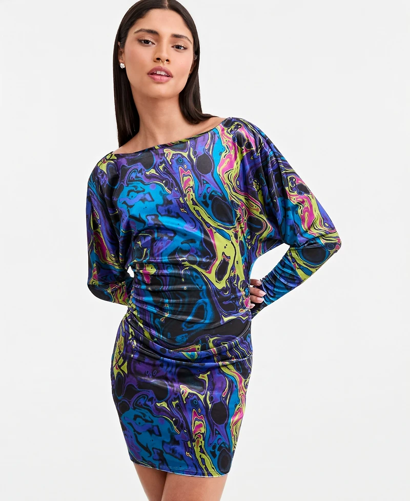 Lapointe X Macy's Women's Batwing Mini Open-Back Dress, Exclusive