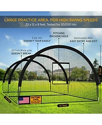 Aoligeijs Portable Baseball Batting Cage for Practice