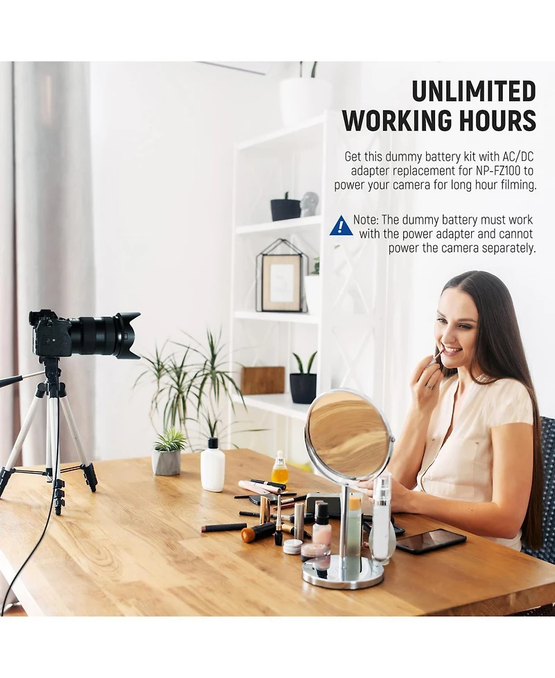 Neewer Np-FZ100 Camera Battery and Charging Accessory for select Sony Np-f-series devices