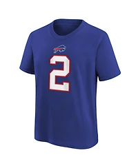 Nike Big Boys and Girls D.j. Moore Royal Buffalo Bills Name & Number T-Shirt