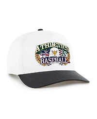'47 Brand Men's White/Black Athletics Americana Eagle Hitch Adjustable Hat