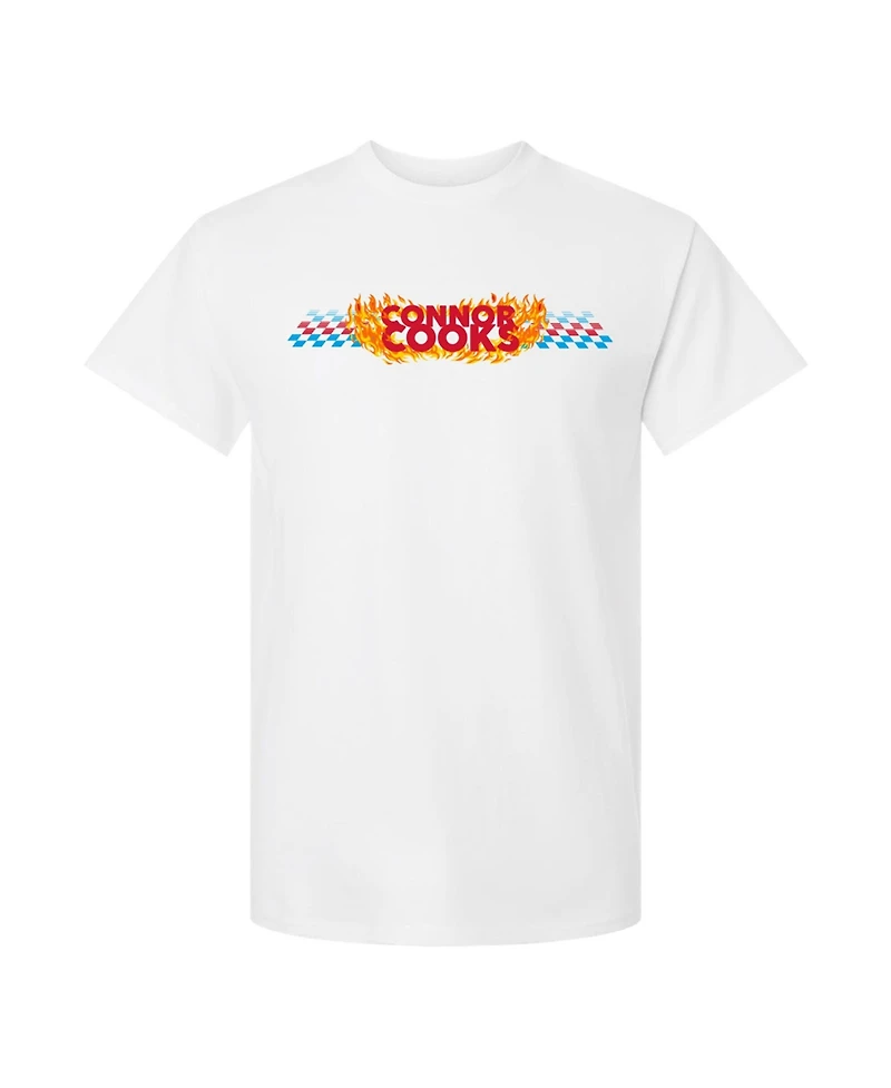 Trackhouse Racing Team Collection Men's White Connor Zilisch 88 Wendy's T-Shirt