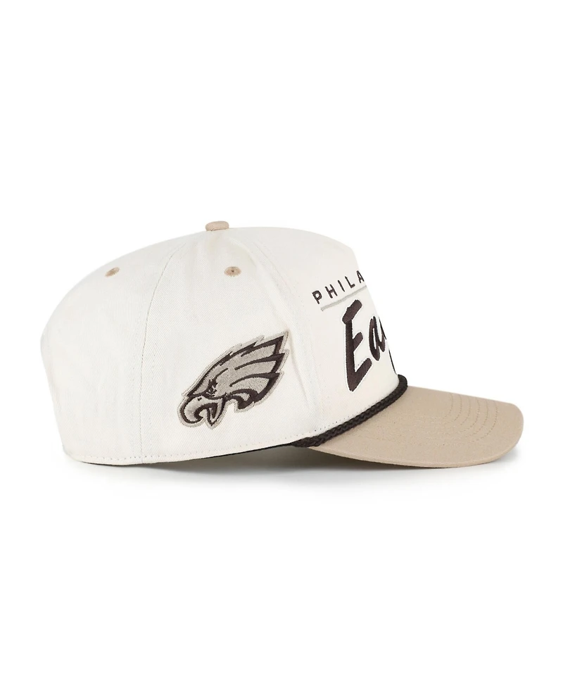 '47 Brand Men's Natural/Tan Philadelphia Eagles Neutral Terrain Hitch Rope Adjustable Hat