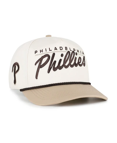 '47 Brand Men's Natural/Tan Philadelphia Phillies Neutral Terrain Hitch Rope Adjustable Hat