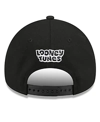 New Era Big Boys and Girls Black Baltimore Orioles Looney Tunes A-Frame 9FORTY Adjustable Hat
