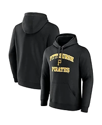 Logo Athletic Men's Black Pittsburgh Pirates Heart Soul Hoodie