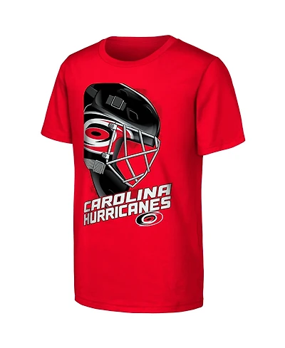 Outerstuff Big Boys and Girls Red Carolina Hurricanes Defender T-Shirt