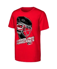 Outerstuff Big Boys and Girls Red Carolina Hurricanes Defender T-Shirt