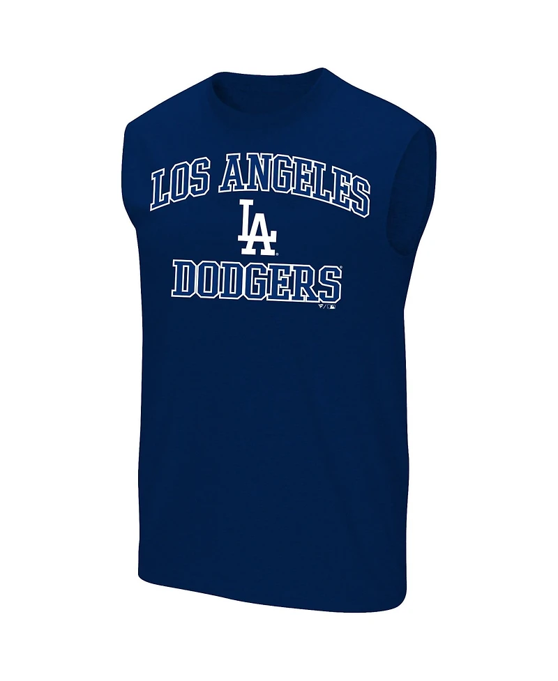Fanatics Men's Royal Los Angeles Dodgers Big & Tall Heart Soul Muscle Tank Top