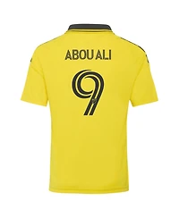 Adidas Big Boys and Girls Wessam Abou Ali Yellow Columbus Crew 2026 The Crafted for Excellence Kit Replica Jersey
