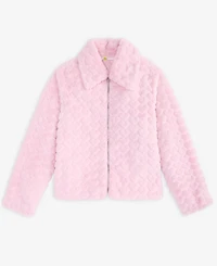 Epic Threads Girls' Xs-xl Heart Faux-Fur Jacket, Macy's Exclusive