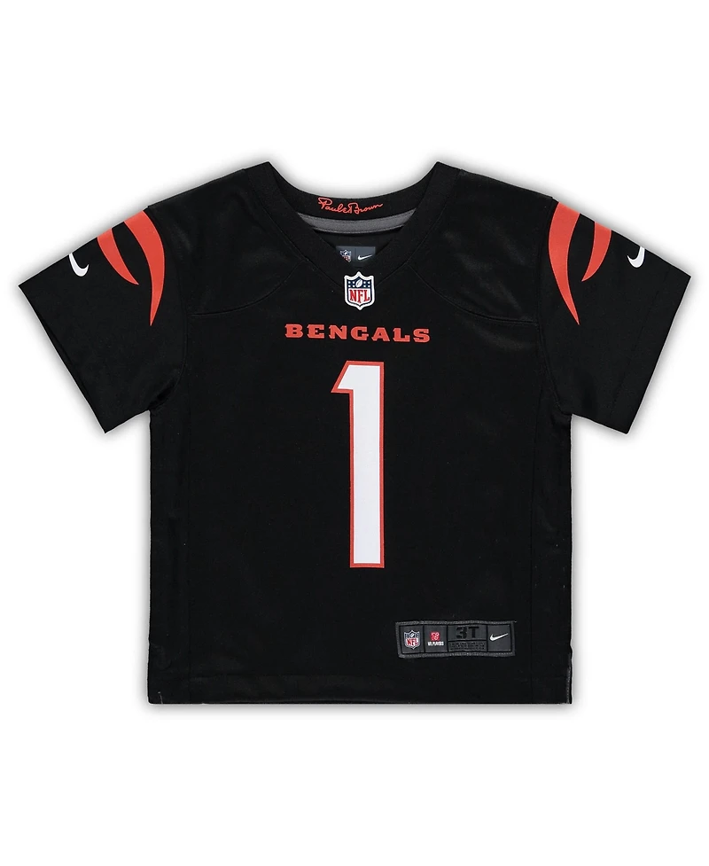 Nike Toddler Ja'Marr Chase Black Cincinnati Bengals Game Jersey
