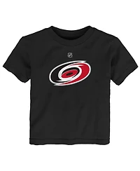 Outerstuff Baby Boys and Girls Black Carolina Hurricanes Primary Logo T-Shirt