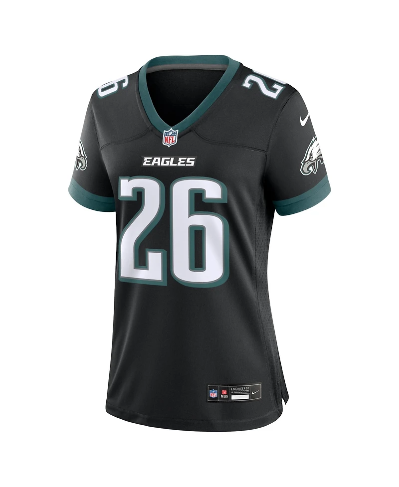 Nike Women's Saquon Barkley Black Philadelphia Eagles Alternate Game Jersey