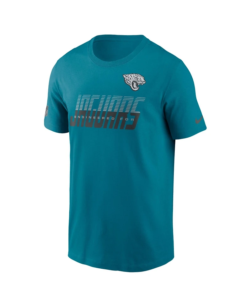 Nike Men's Teal Jacksonville Jaguars Sideline Dri-fit T-Shirt