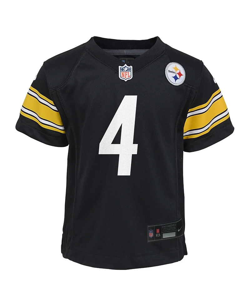 Nike Preschool D.k. Metcalf Black Pittsburgh Steelers Team Game Jersey