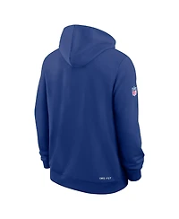 Nike Men's Royal New York Giants Sideline Standard Issue Dri-fit Hoodie