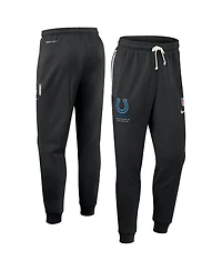 Nike Men's Black Indianapolis Colts Sideline Standard Issue Dri-fit Taper Pants