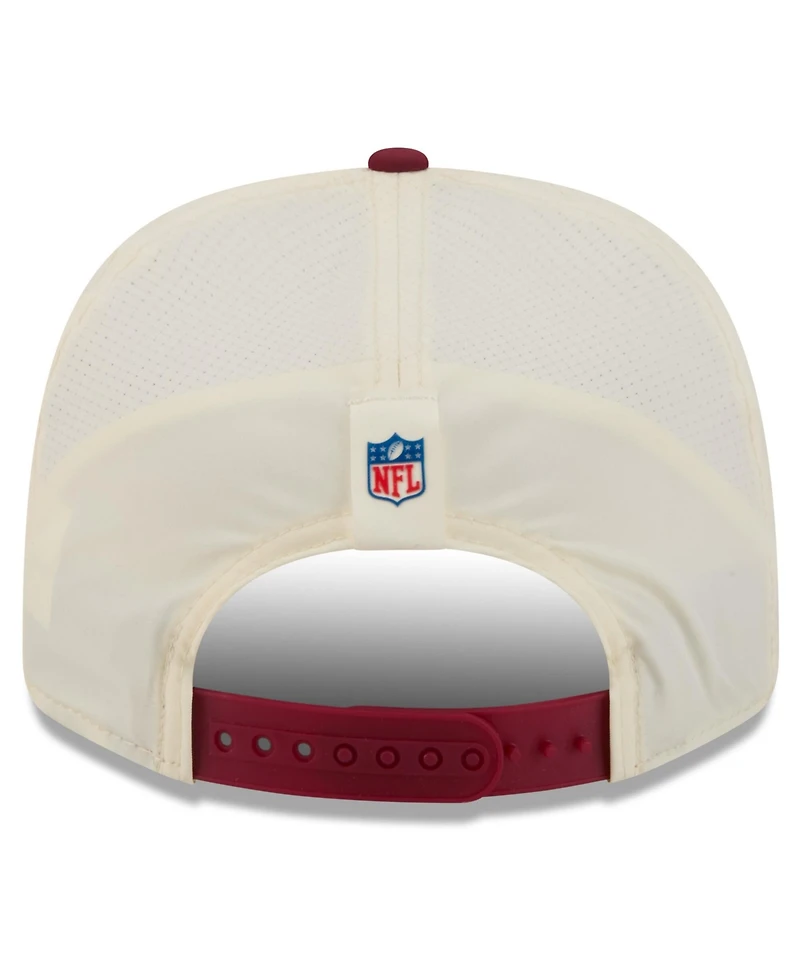 New Era Men's Cream/Burgundy Washington Commanders 2026 Nfl Training Camp 9SEVENTY Adjustable Hat
