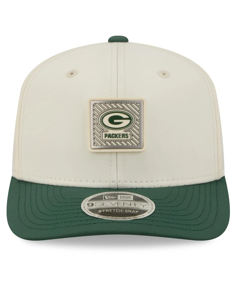 New Era Men's Cream/Green Bay Packers 2026 Nfl Training Camp 9SEVENTY Adjustable Hat