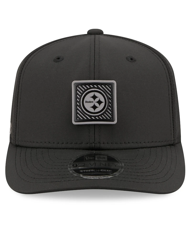 New Era Men's Black Pittsburgh Steelers 2026 Nfl Training Camp 9SEVENTY Adjustable Hat