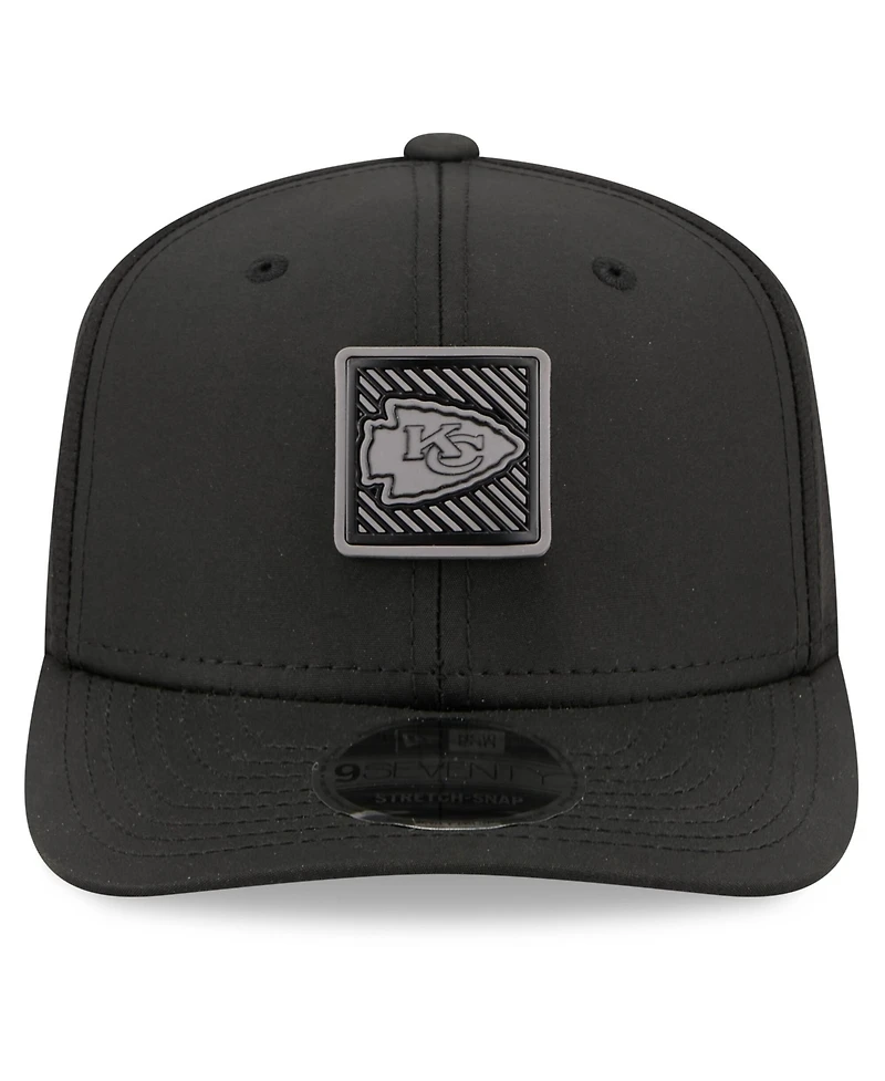 New Era Men's Black Kansas City Chiefs 2026 Nfl Training Camp 9SEVENTY Adjustable Hat