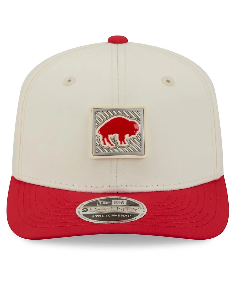 New Era Men's Cream/Red Buffalo Bills 2026 Nfl Training Camp 9SEVENTY Adjustable Hat