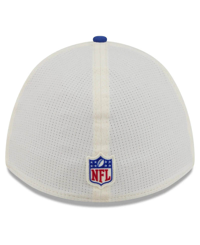 New Era Men's Cream/Royal York Giants 2026 Nfl Training Camp 39THIRTY Flex Hat