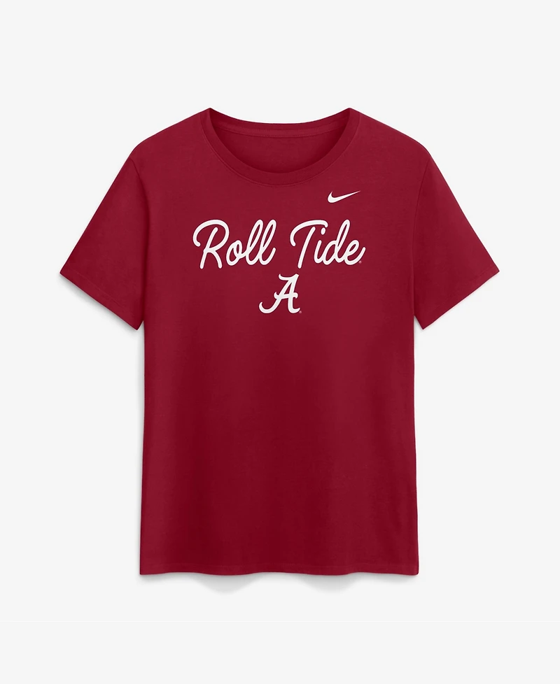 Nike Women's Crimson Alabama Tide Script Mantra Logo T-Shirt
