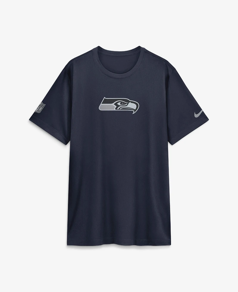 Nike Men's College Navy Seattle Seahawks Sideline Lead The Charge Legend Dri-fit T-Shirt