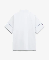 Nike Men's White Buffalo Bills Sideline Short Sleeve Quarter-Zip Coaches Jacket