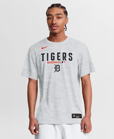 Nike Men's White Detroit Tigers Authentic Collection Velocity Dri-fit T-Shirt
