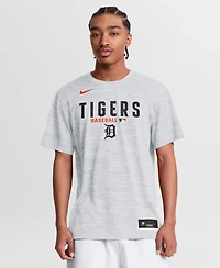 Nike Men's White Detroit Tigers Authentic Collection Velocity Dri-fit T-Shirt