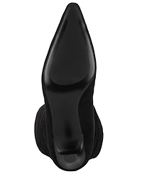 Jeffrey Campbell Women's Trixxie Kitten Heel Stovepipe Knee High Boots
