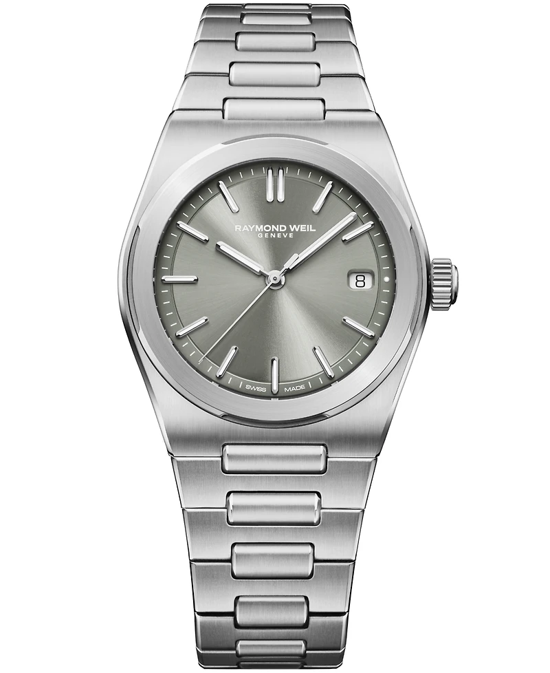 Raymond Weil Men's Silver-Tone Stainless Steel Watch 38mm