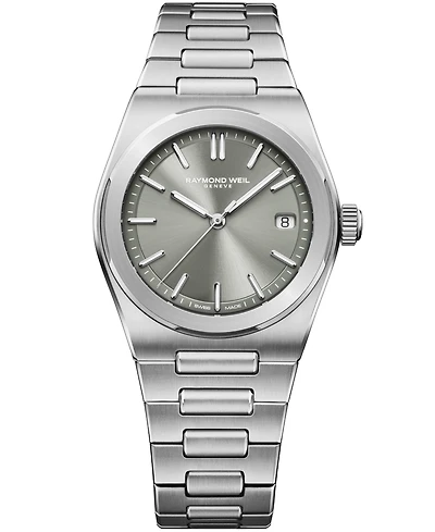 Raymond Weil Men's Silver-Tone Stainless Steel Watch 38mm