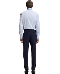 Boss by Hugo Men's Easy-Iron Stretch-Cotton Dobby Regular-Fit Dress Shirt
