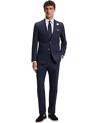 Boss by Hugo Men's Melange Stretch Slim-Fit Pants