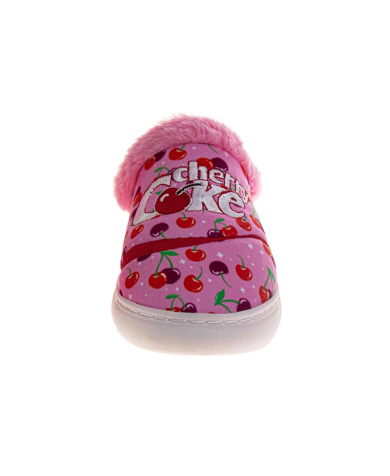 Josmo Women's Official Licensed Coca Cola Cherry Coke Casual Slippers