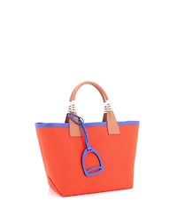 Pre-Owned HERMES 25 Sac Steeple Tote Toile with Leather
