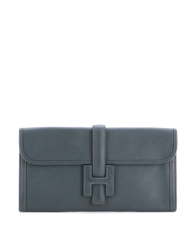 Pre-Owned HERMES 29 Jige Elan Clutch Evercolor