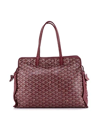 Pre-Owned Goyard Pm Hardy Pet Carrier Coated Canvas