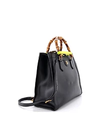 Pre-Owned Gucci Medium Diana Nm Bamboo Handle Tote Leather