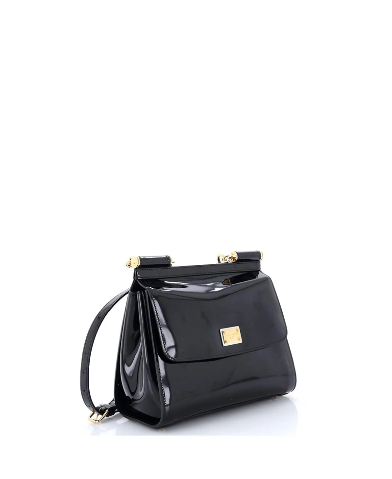 Pre-Owned Dolce & Gabbana Medium Miss Sicily Bag Patent