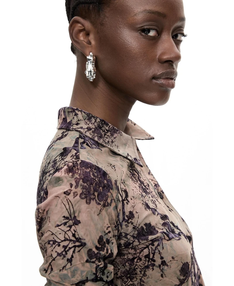 Desigual Women's Flocked Shirt