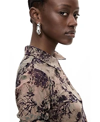 Desigual Women's Flocked Shirt