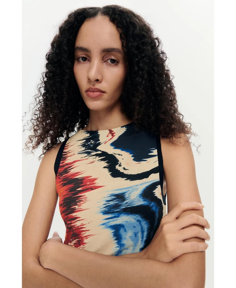 Desigual Women's Sleeveless printed dress