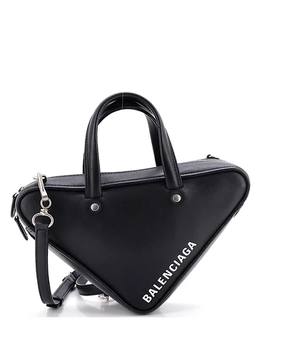 Pre-Owned Balenciaga Small Triangle Duffle Bag Leather
