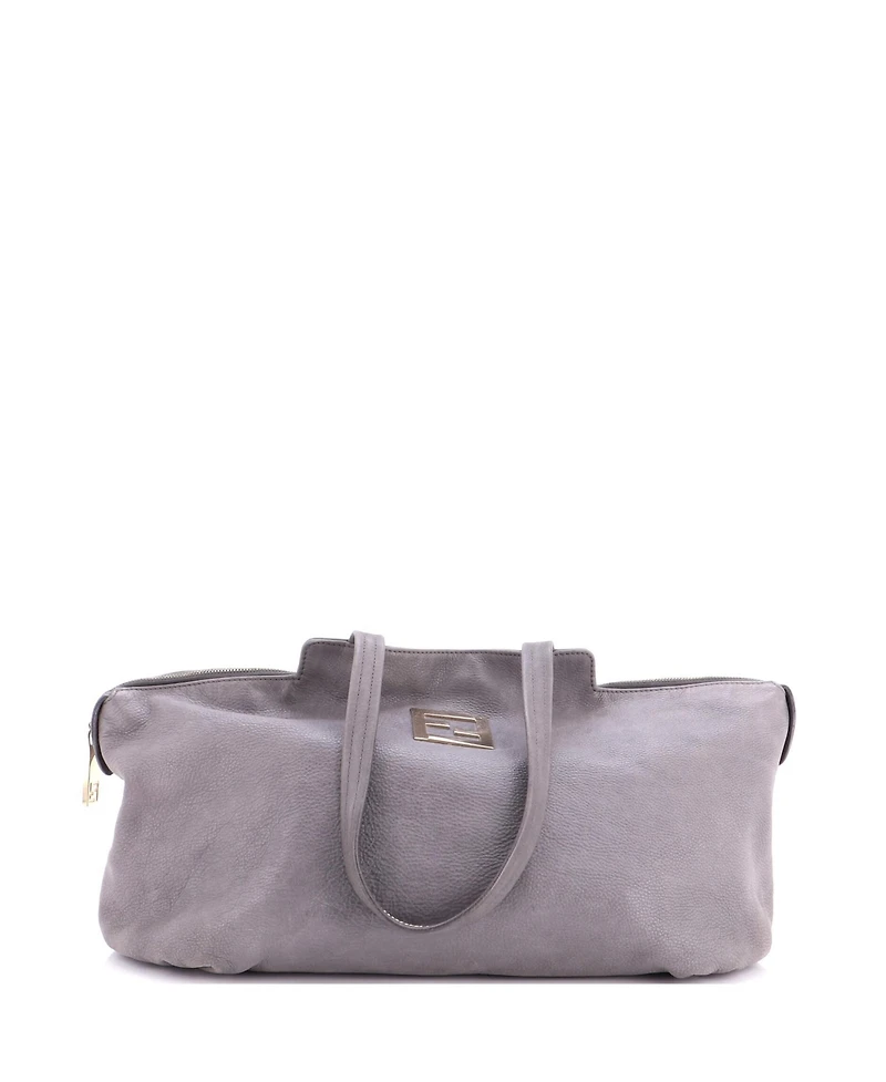 Pre-Owned Fendi Ff Chain Tote Nubuck